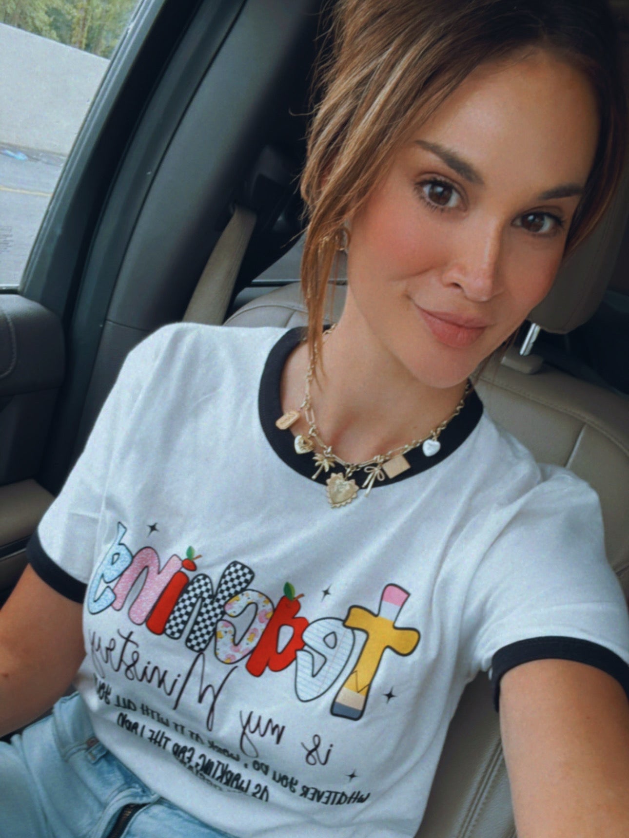 Teaching is my Ministry | Next Level Ringer T-shirt | Teacher Shirt | Stylish Trendy Apparel