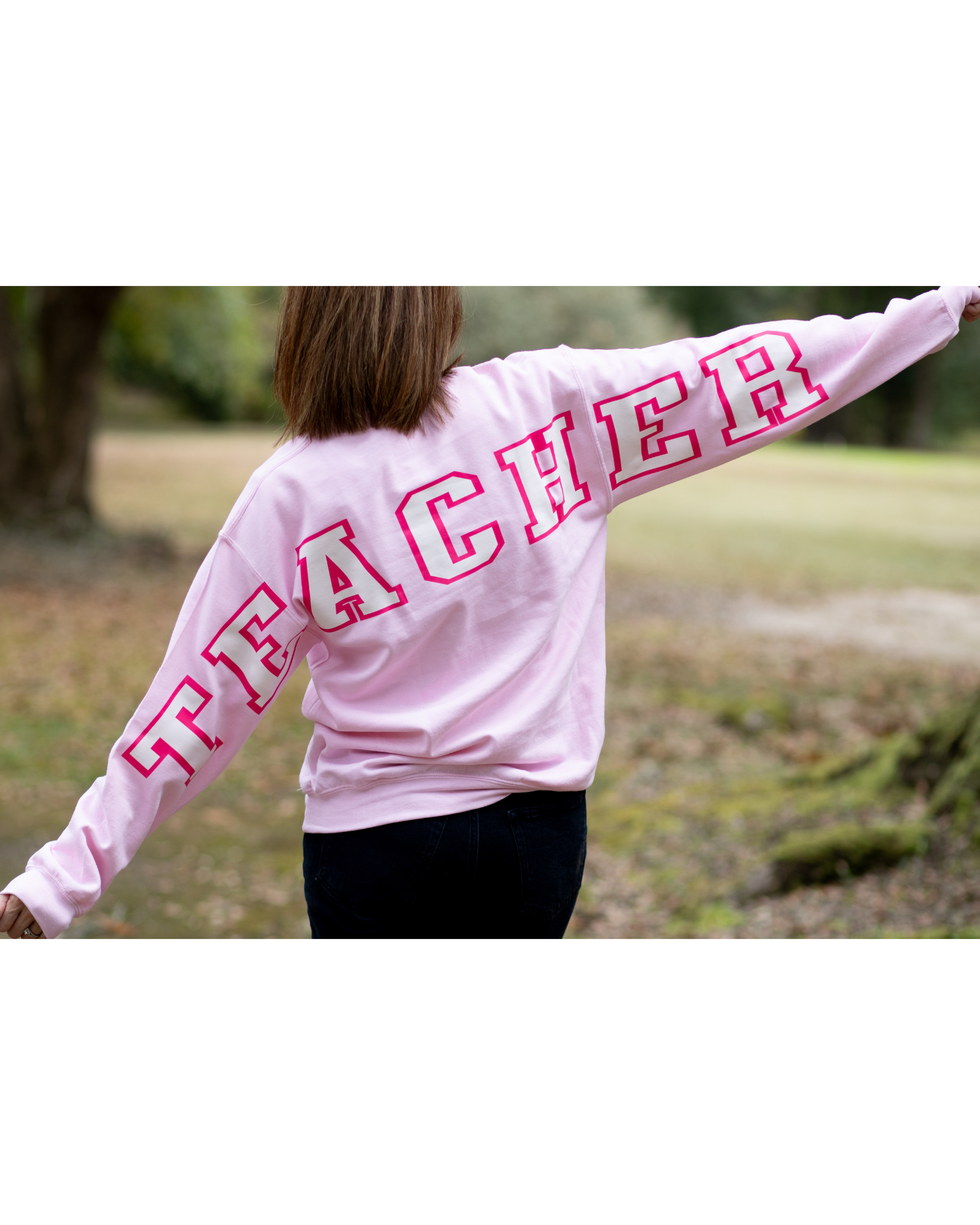 Coquette Bow that Patriot Teacher Crew Heavy Blend™ Crewneck Sweatshirtwneck 18000 Gildan