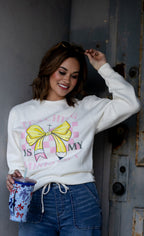 Teaching is my Ministry Croquette Bow | Hoodie - Crewneck | Teacher Shirt | Stylish Trendy Apparel