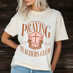 Praying Teachers Club Tshirt | Comfort Colors T-shirt | Teacher Shirt | Stylish Trendy Apparel