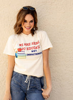 We are here to Educate not Indoctronate | Comfort Colors T-shirt | Teacher Shirt | Stylish Trendy Apparel