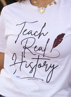 Teach Real History | Comfort Colors T-shirt | Teacher Shirt | Stylish Trendy Apparel