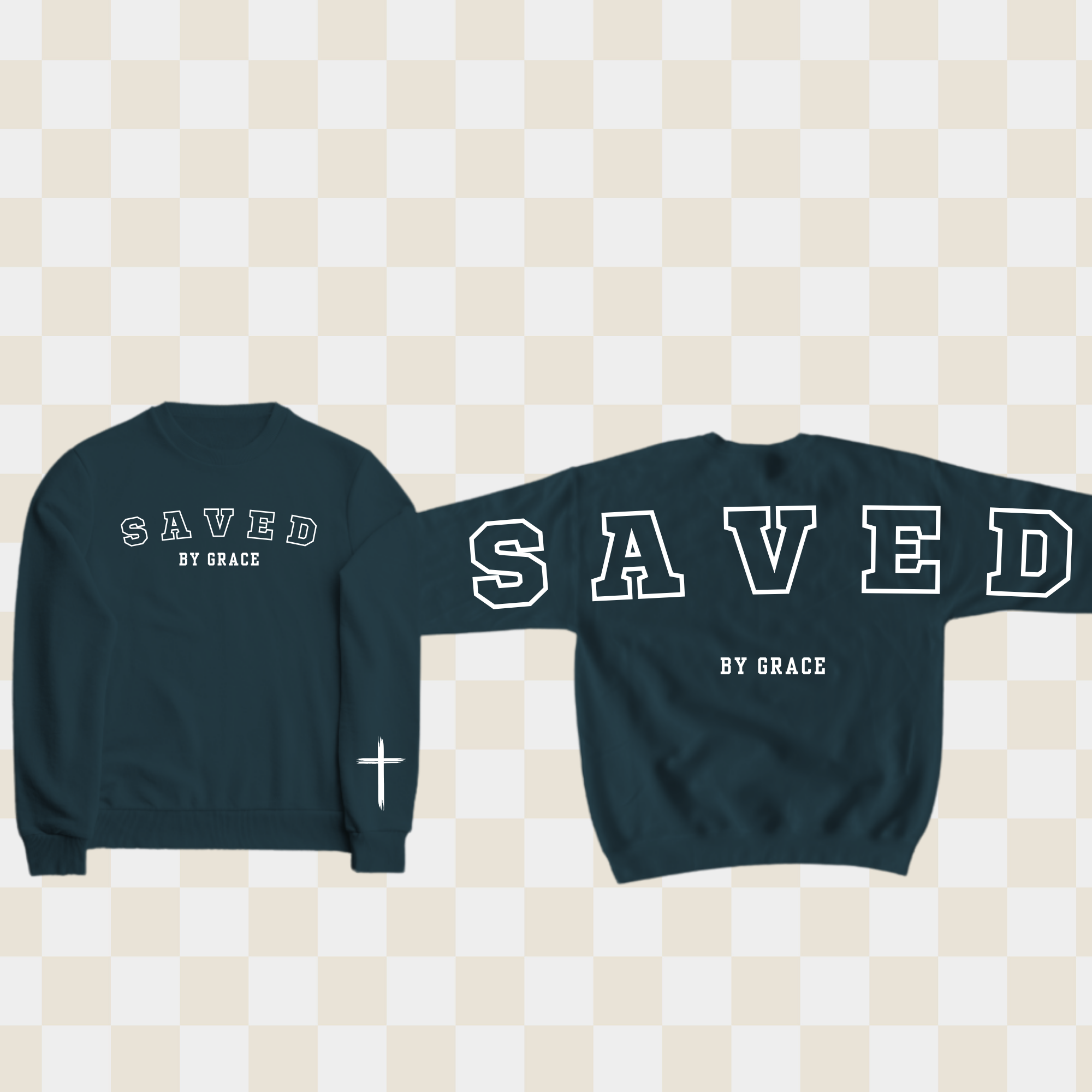 Saved Christian Crewneck Sweatshirt
