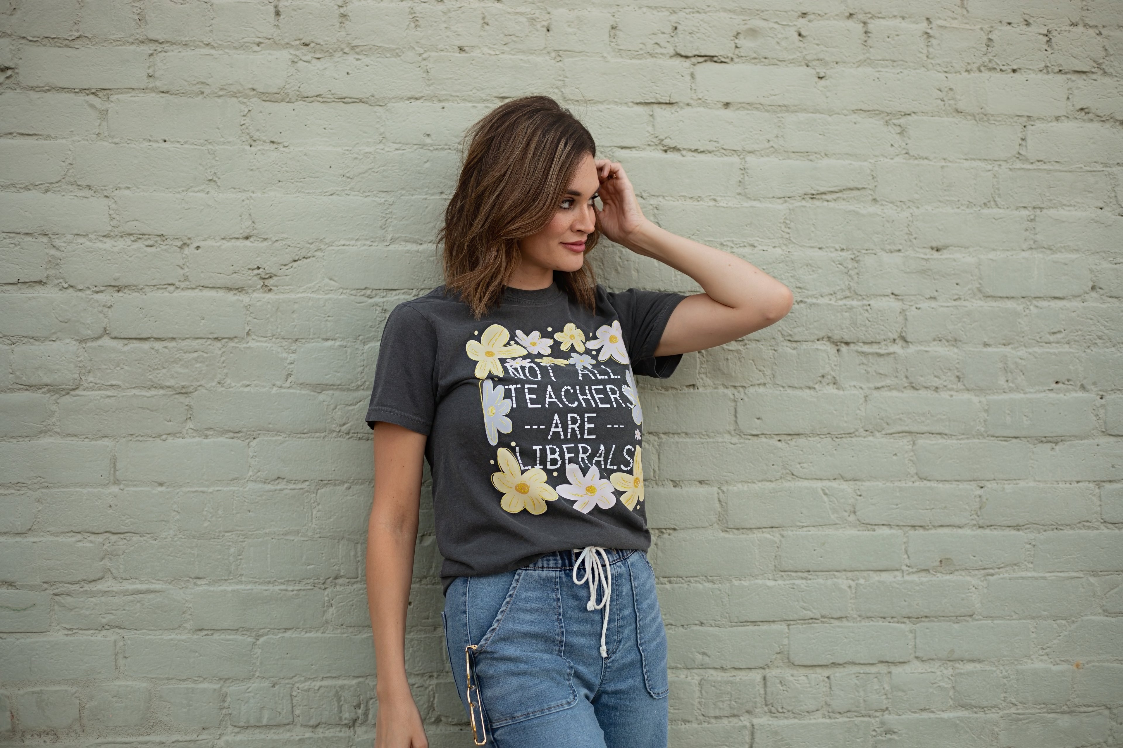 Not all teachers are Liberals Tshirt | Comfort Colors T-shirt | Teacher Shirt | Stylish Trendy Apparel