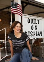 Free Thinker Freedom Keeper Truth Seeker Jesus Lover Patriot | Enza 14579 T-shirt | Teacher Shirt | Stylish Trendy Apparel