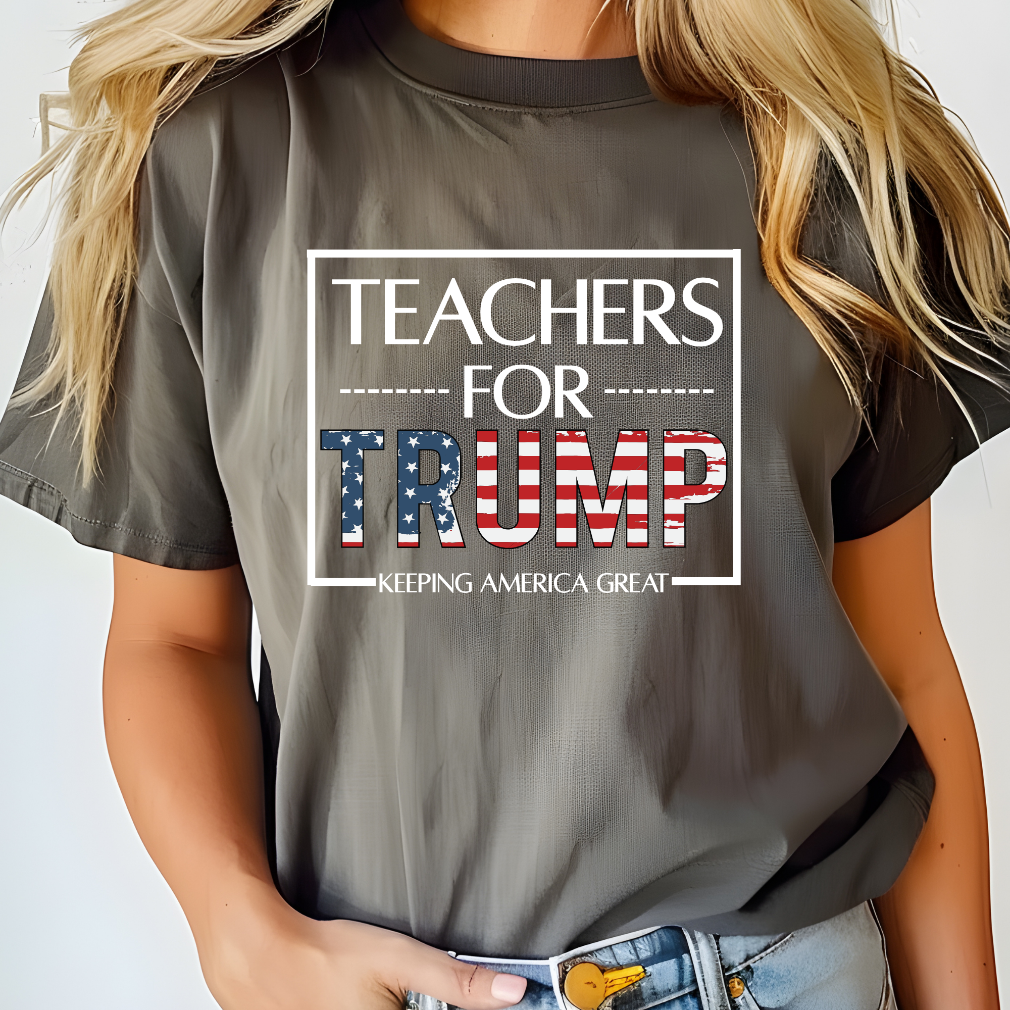 Teachers for Trump | Comfort Colors T-shirt | Teacher Shirt | Stylish Trendy Apparel