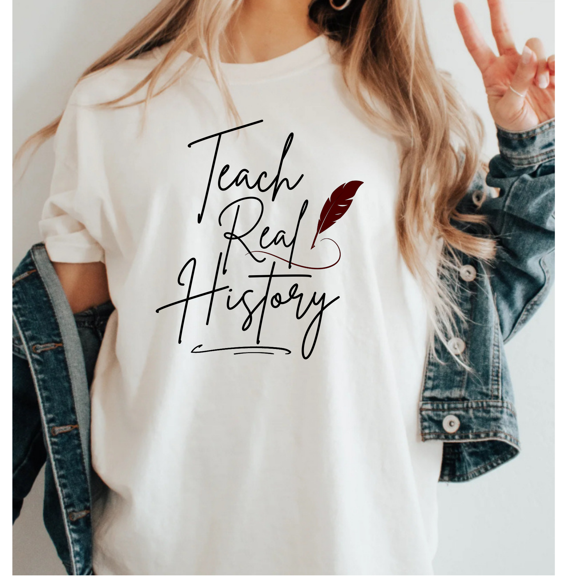 Teach Real History | Comfort Colors T-shirt | Teacher Shirt | Stylish Trendy Apparel