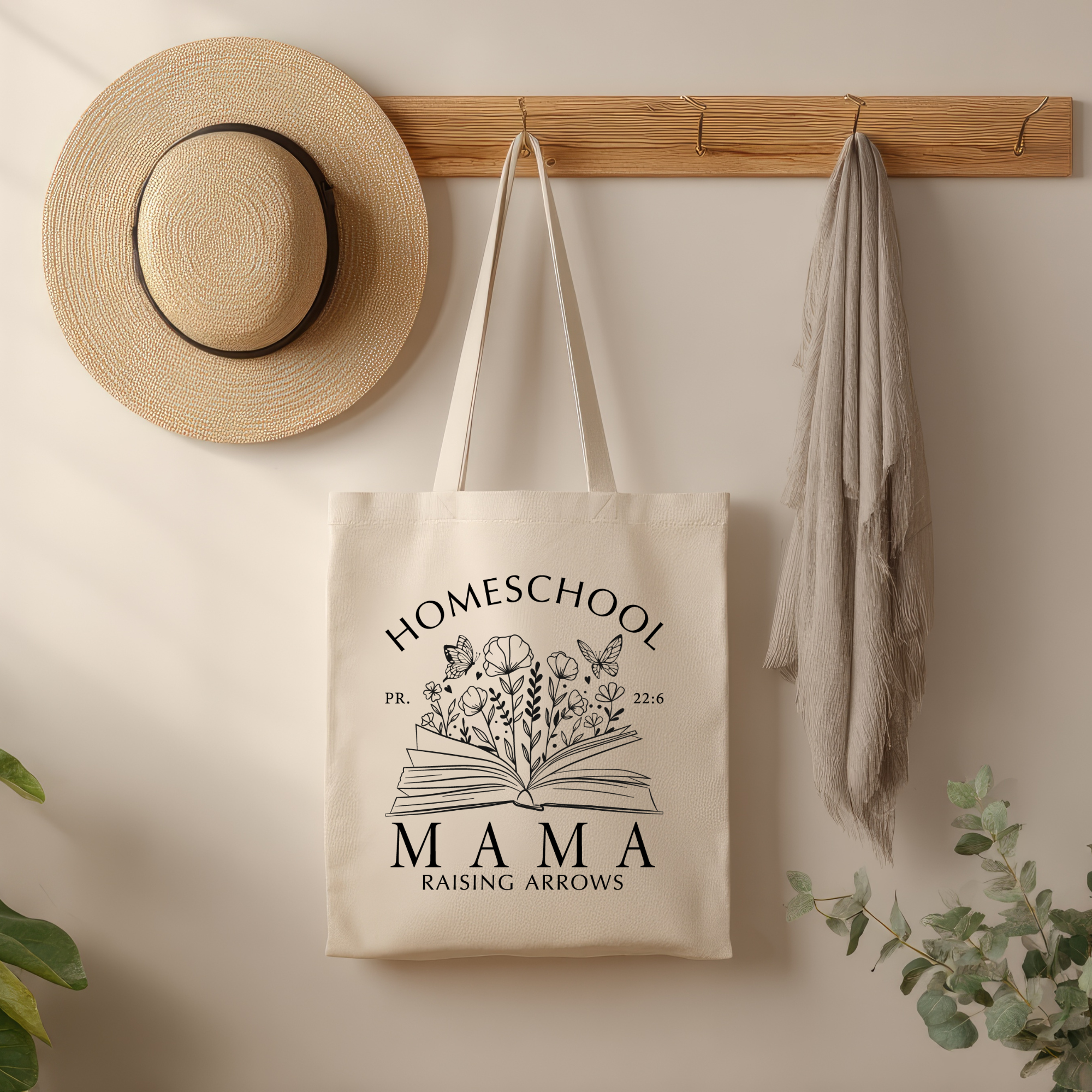 Homeschool Mama Tote Bag l Trendy Bag l
