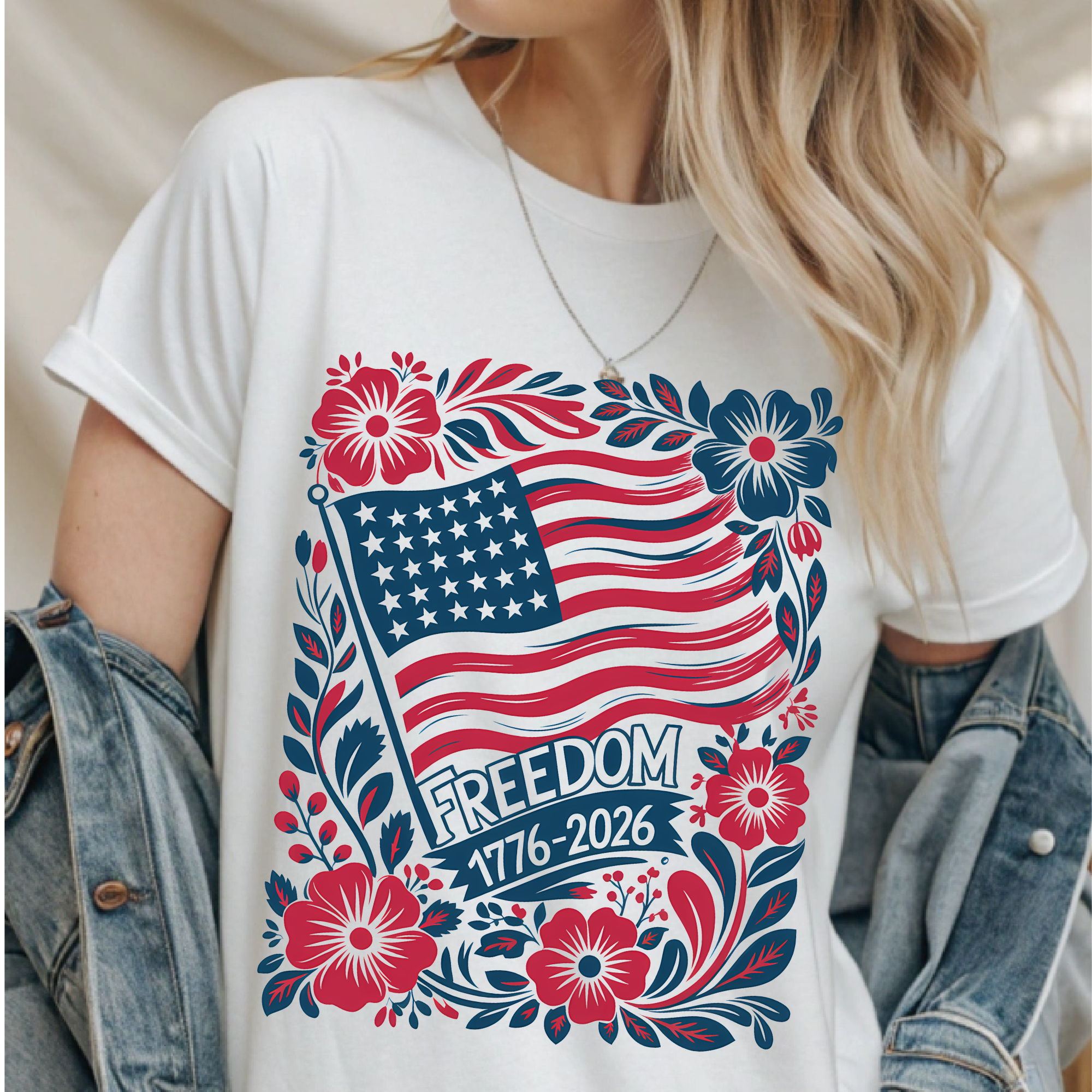 Freedom 1776 - 2026 Freedom Tshirt - Long Sleeve - Crewneck - Hoodie