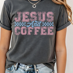 Jesus and Coffee Christian Jesus shirt | 100% Cotton Tshirt | Trendy Shirt | Stylish Trendy Apparel nn