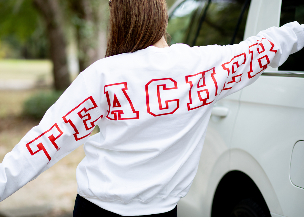 Teacher Patriotic That Patriot Teacher Cre- Heavy Blend™ Crewneck Sweatshirtwneck 18000 Gildan
