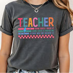 Teacher some days I rock it | 100% Cotton Tshirt | Fun teacher Shirt | Stylish Trendy Apparel nn