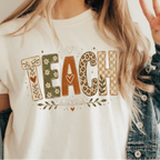 Fall fun trendy Teacher shirt | 100% Cotton Tshirt | Fall teacher Shirt | Stylish Trendy Apparel nn