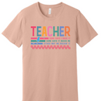 Teacher some days I rock it | 100% Cotton Tshirt | Fun teacher Shirt | Stylish Trendy Apparel nn