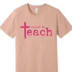 Called To Teach Cross | 100% Cotton Tshirt | Christian teacher Shirt | Stylish Trendy Apparel nn