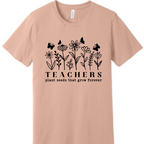 Teachers Plant seeds that grow forever Teacher shirt | 100% Cotton Tshirt | teacher Shirt | Stylish Trendy School Apparel nn