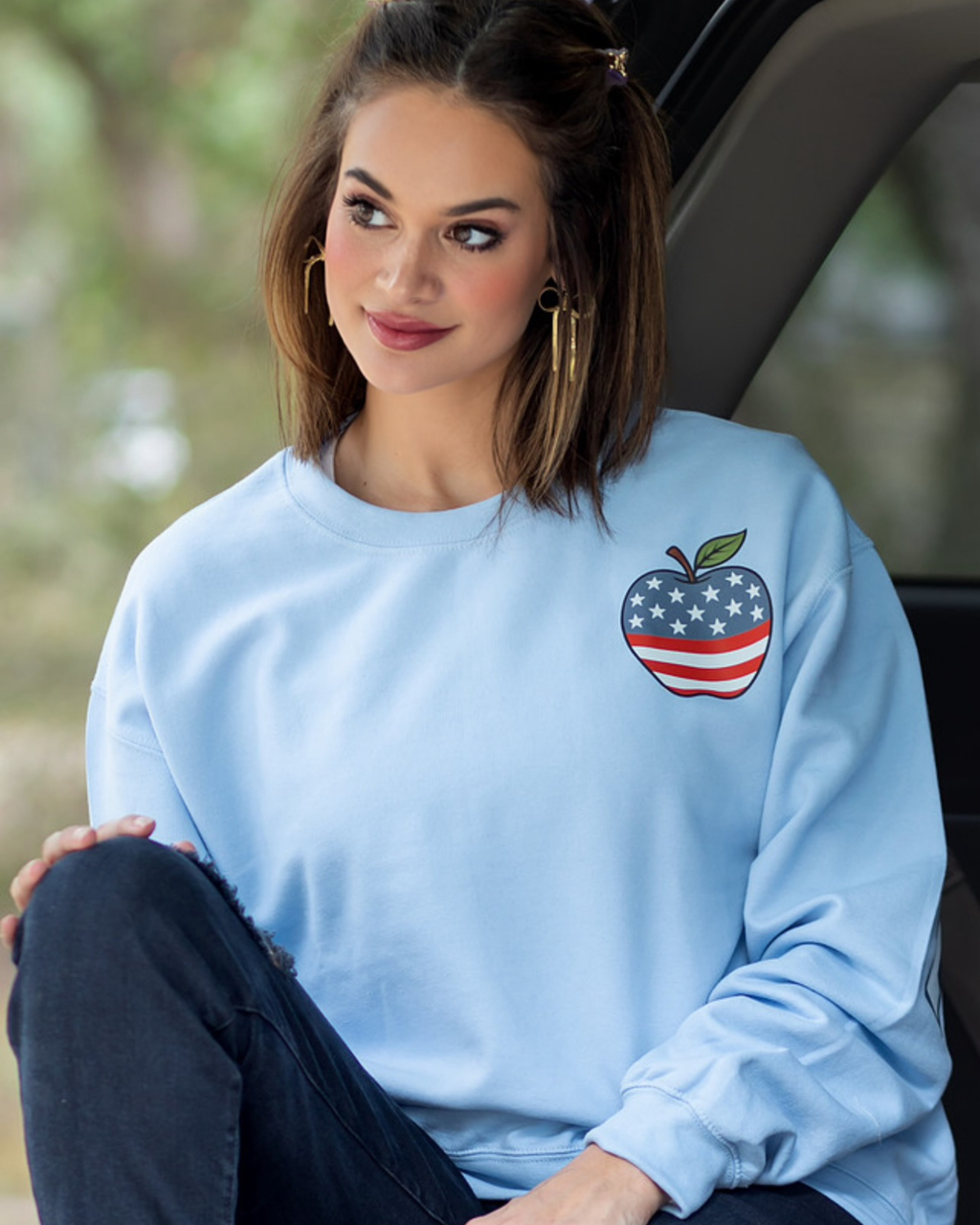 Teacher Patriotic That Patriot Teacher Crewneck 18000 Gildan - Heavy Blend™ Crewneck Sweatshirt