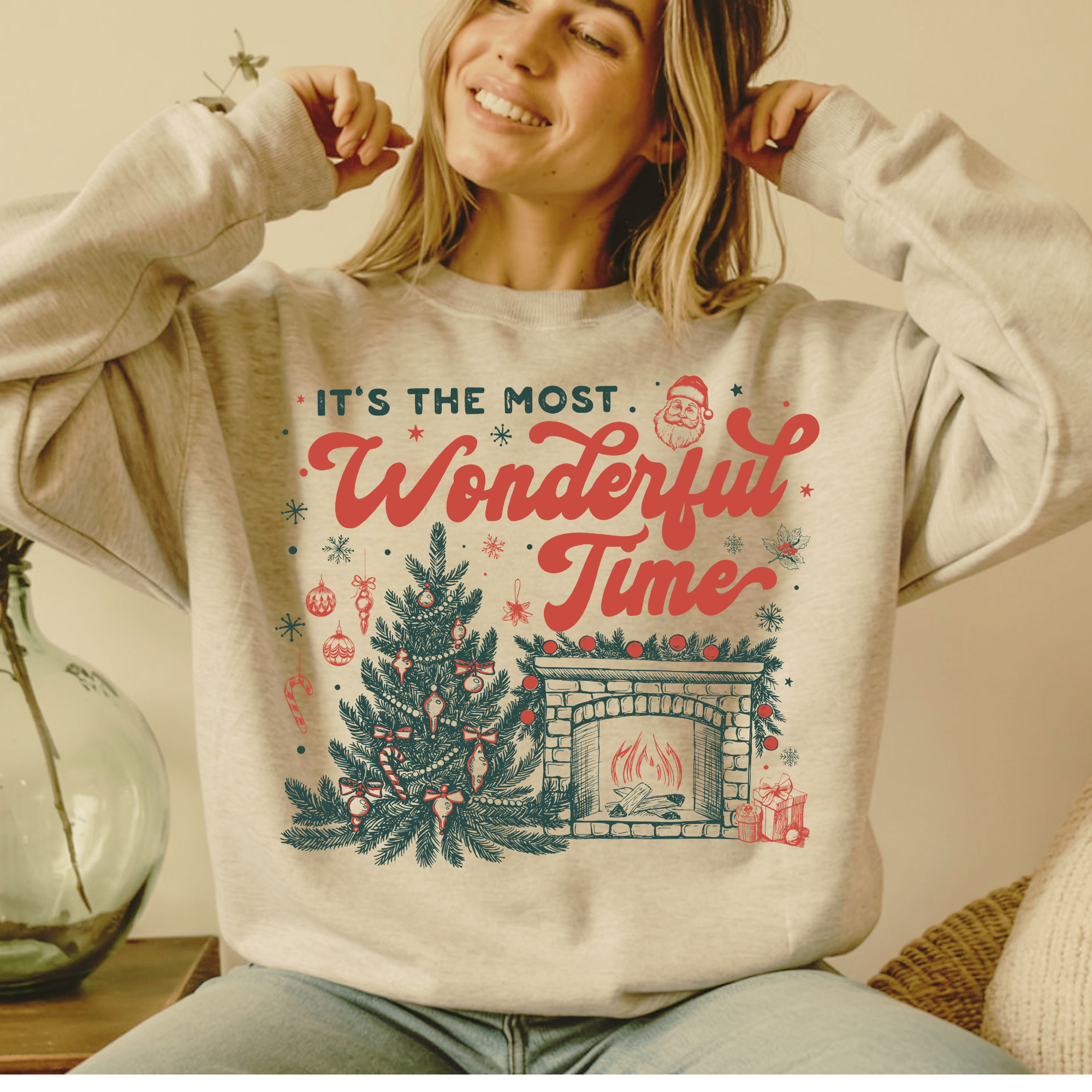 It's the most Wonderful Time of the year Christmas Tshirt - Long Sleeve - Crewneck - Hoodie